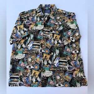Men’s Pendleton Brand Hawaiian Print Shirt Size XL